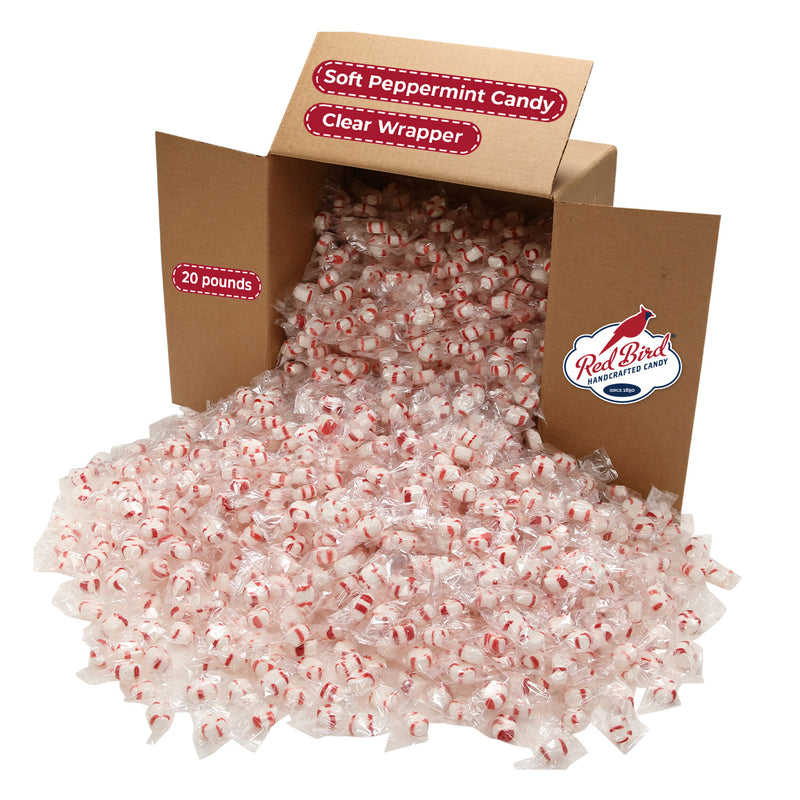 Red Bird® Peppermint Case (Clear Wrap), 20 lb