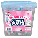 Red Bird® Cotton Candy Puffs, Individually Wrapped, 52 oz Tub