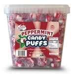 Red Bird® Soft Peppermint Candy Puffs, Individually Wrapped, 52 oz Tub